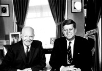 Ike & JFK Neg & Photo by Jacques Lowe (all Lowe negs shown here orig given to JKO & then JKO gifted to RAC)