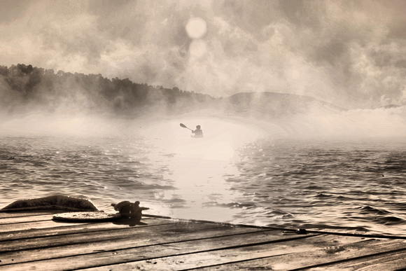 Kayaker in the Mist 24"x36"